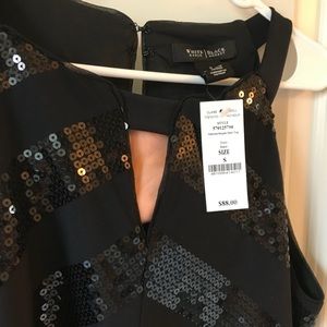 Tank top with sequins